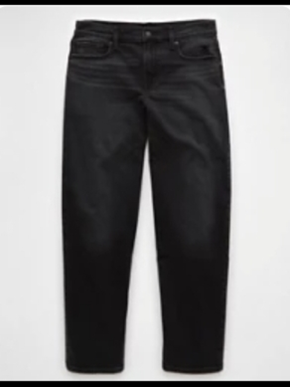 American Eagle Outfitters Black AE Stretch Barrel Jeans Regular Size 6